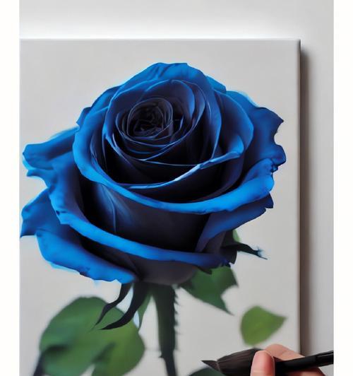 蓝色玻璃玫瑰花代表了什么？