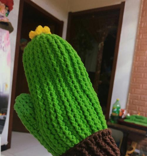 如何自制种植仙人球的手套？