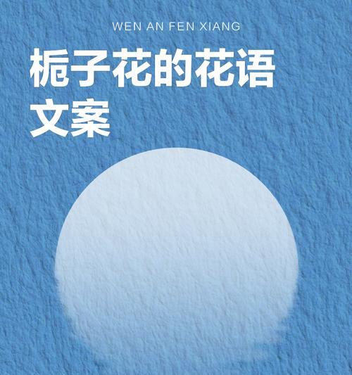 日本栀子花的花语是什么？有哪些特别含义？