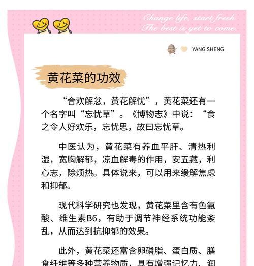 忘忧草的花语和含义是什么？